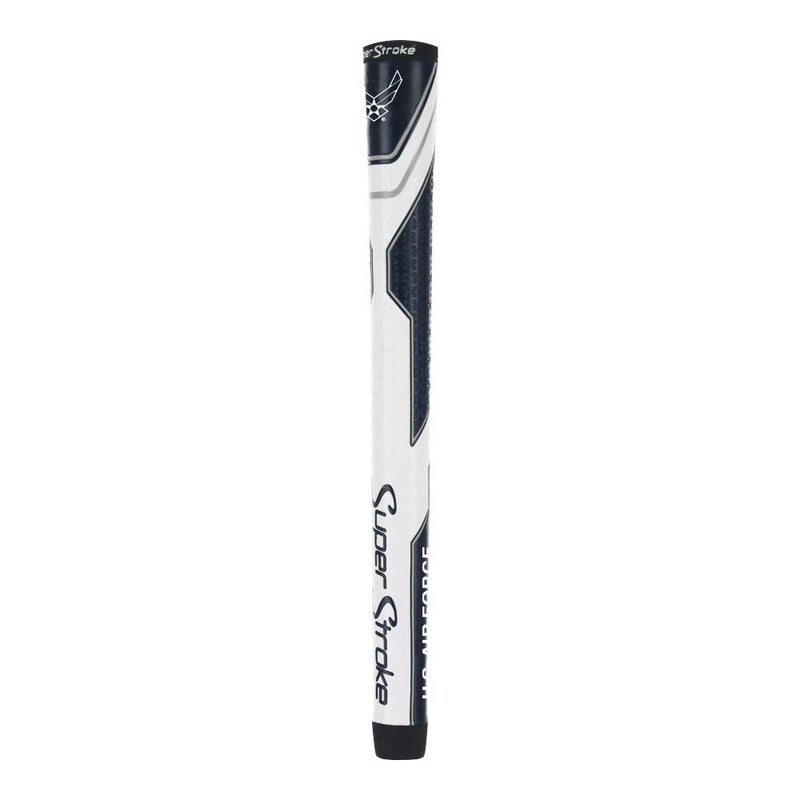 Super Stroke SuperStroke Military Traxion Tour Golf Club Grip, Air Force (Standard) | Improves Feedback and Tackiness | Reduces Taper to Minimize Grip Pressure | Polyurethane Outer Layer, Red/Gold/White (TS446153) - Image 2